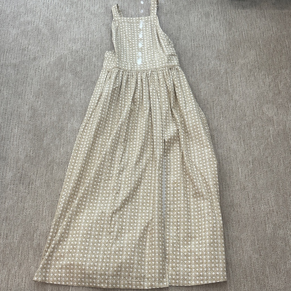 Addie Dress Basketweave Cross Back